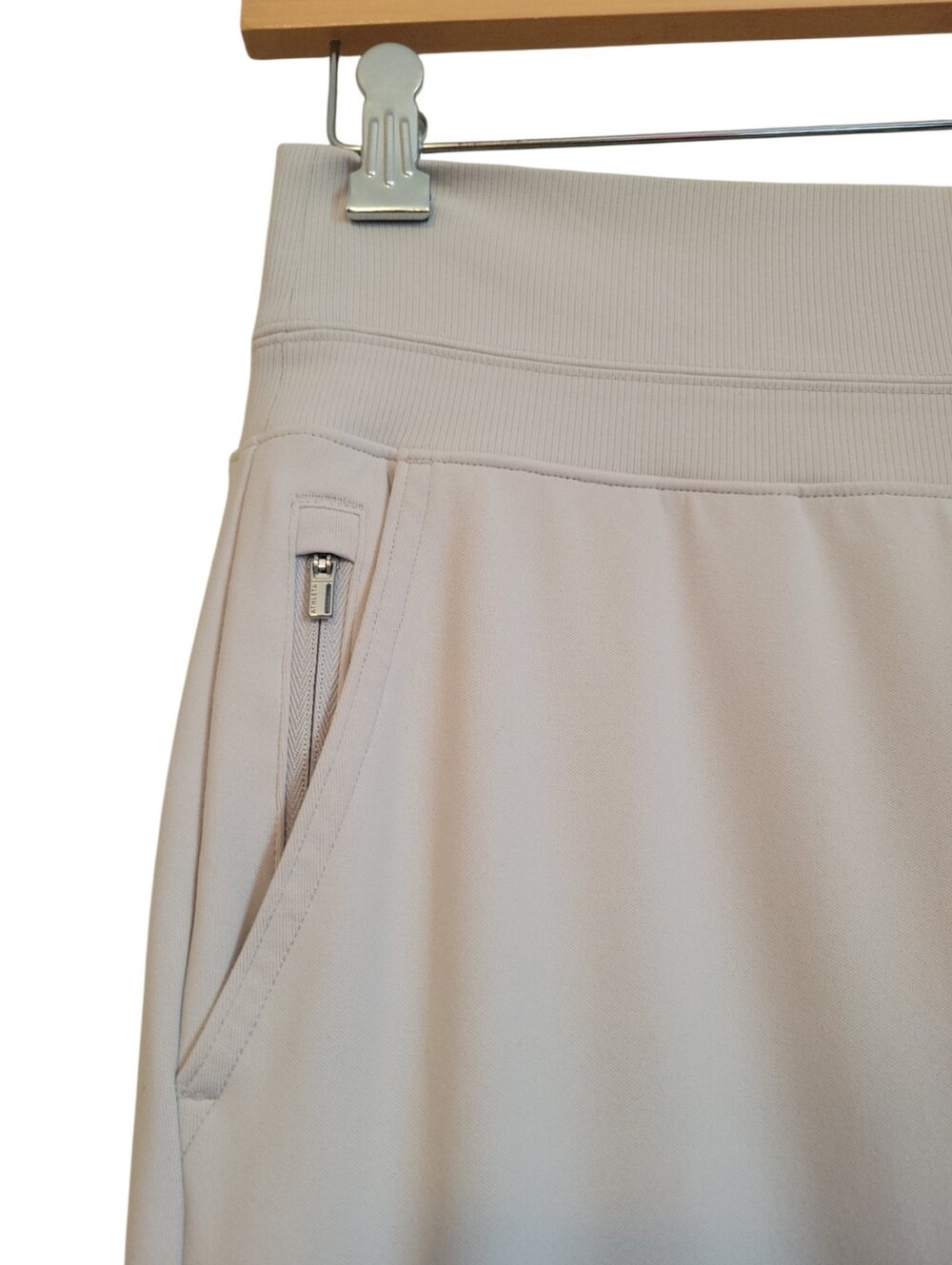 Athleta Venice Flare Pant M Abalone Gray High Rise Travel Yoga Wide Leg Soft - Picture 4 of 11